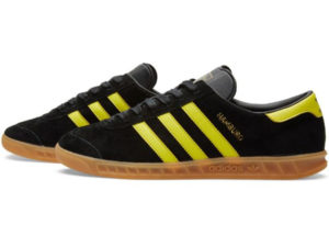 Adidas Hamburg черные с желтым
