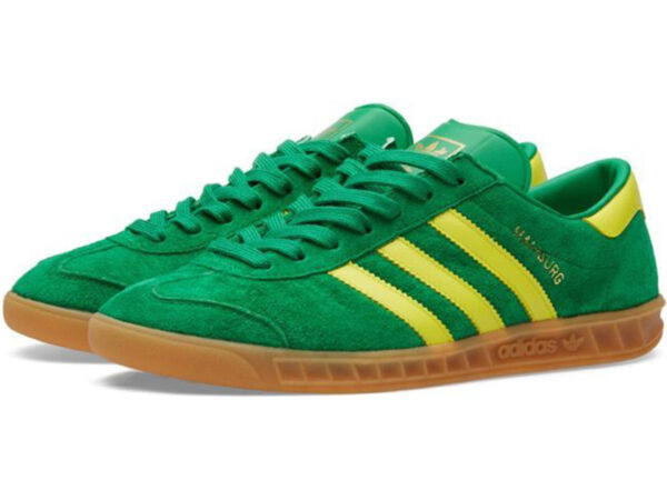 Adidas Hamburg зеленые с желтым (40-45)