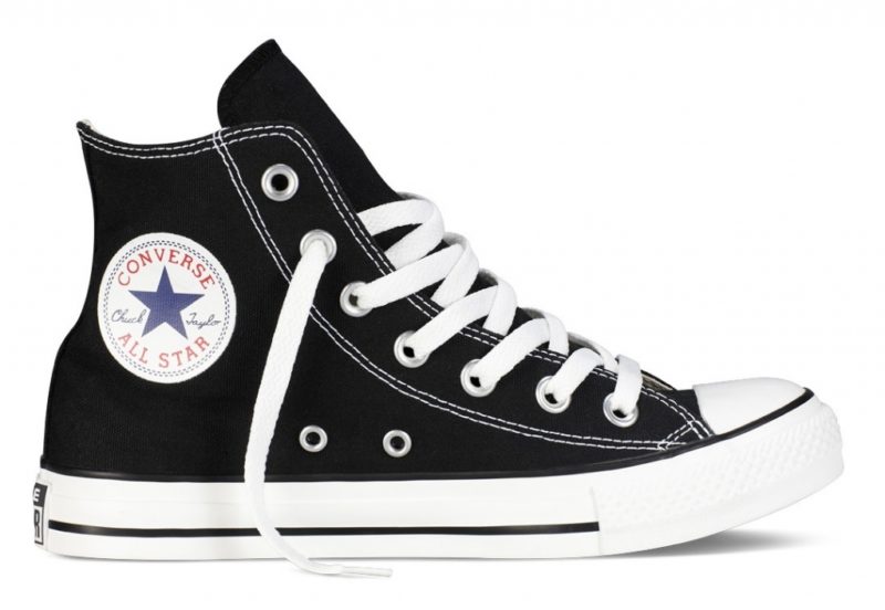 Converse All Star высокие чёрно-белые black white (35-45). Конверс Ол Стар