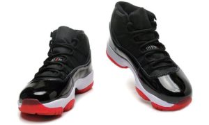 Nike Air Jordan 11 Retro High черные с красным (40-45)