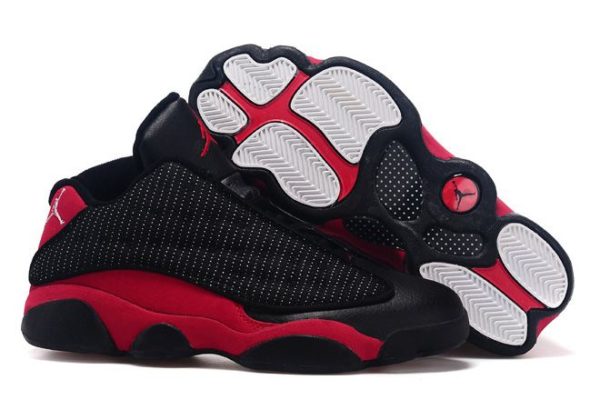 Nike Air Jordan 13 Retro черные с красным (40-45)