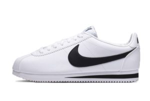 Nike Cortez белые с черным (40-45)